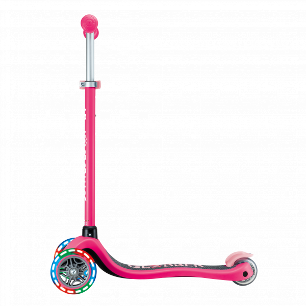 Patineta Primo no plegable Fucsia/Rosado - Llantas con luces LED