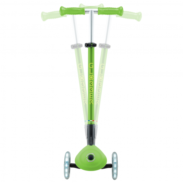 Patineta Plegable Primo Plus Verde/Lima - Llantas con luces LED