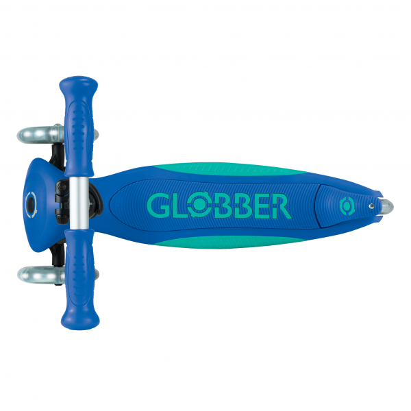 Patineta Primo Plegable Plus Azul/Verde - Llantas con luces LED