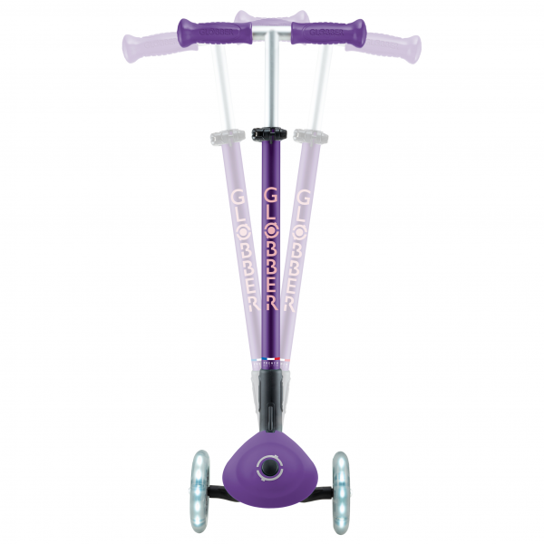Patineta Primo Plegable Plus Morada/Rosada - Llantas con luces LED