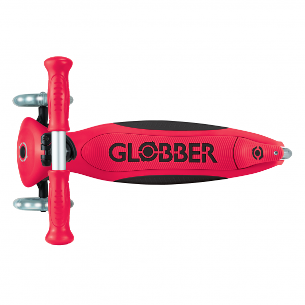 Patineta Primo Plegable Plus Rojo/Negro - Llantas con luces LED