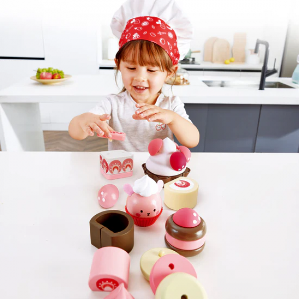 Set De Postre De Fresa