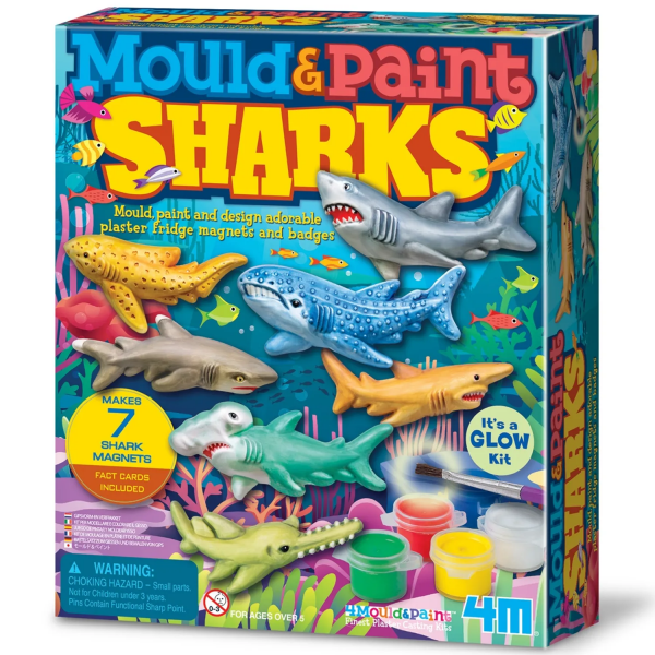 Moldes para Pintar Tiburones