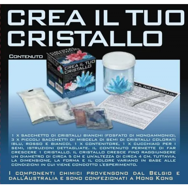 Kit Crecimiento Cristal Azul