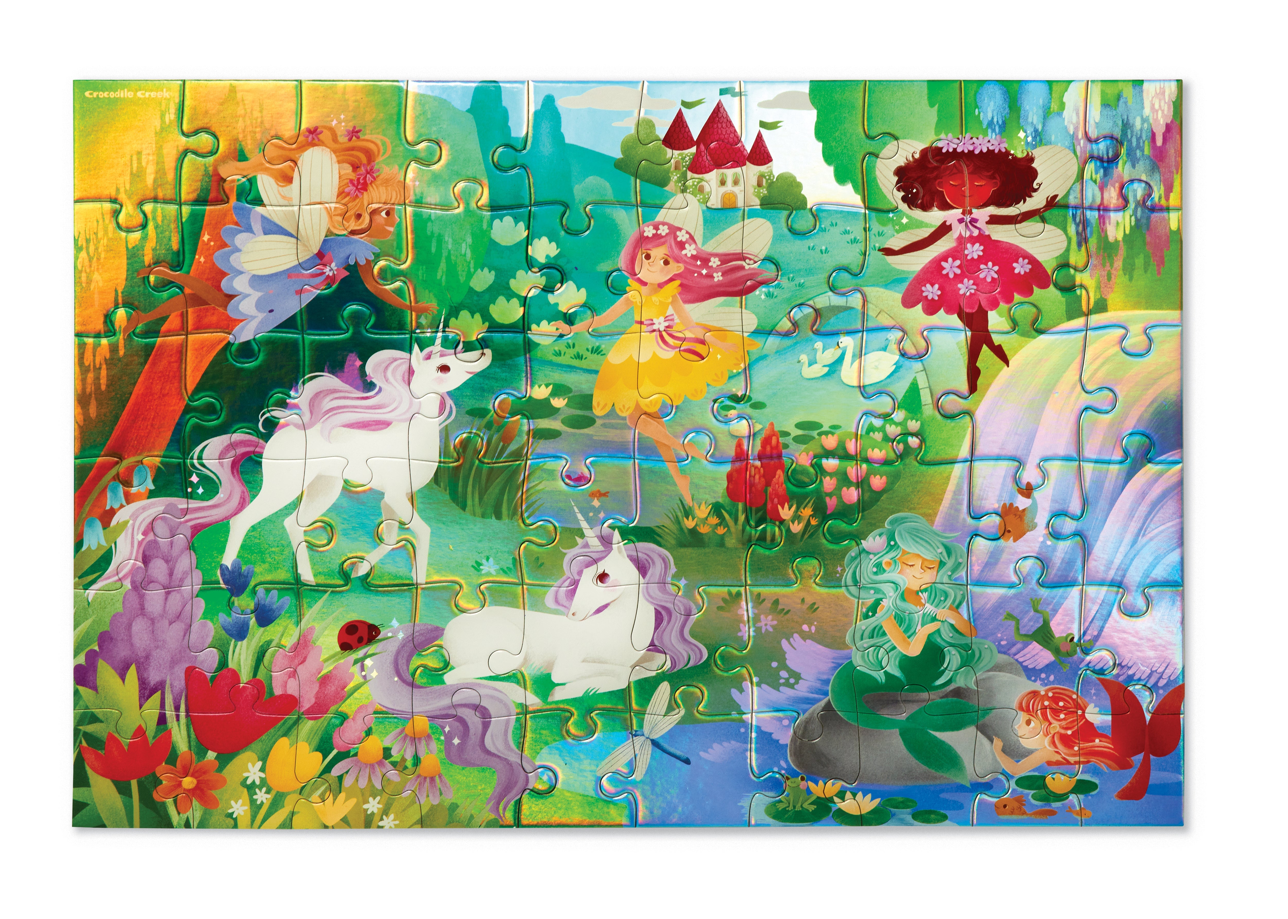 Rompecabezas Brillante 60 Piezas Unicornios