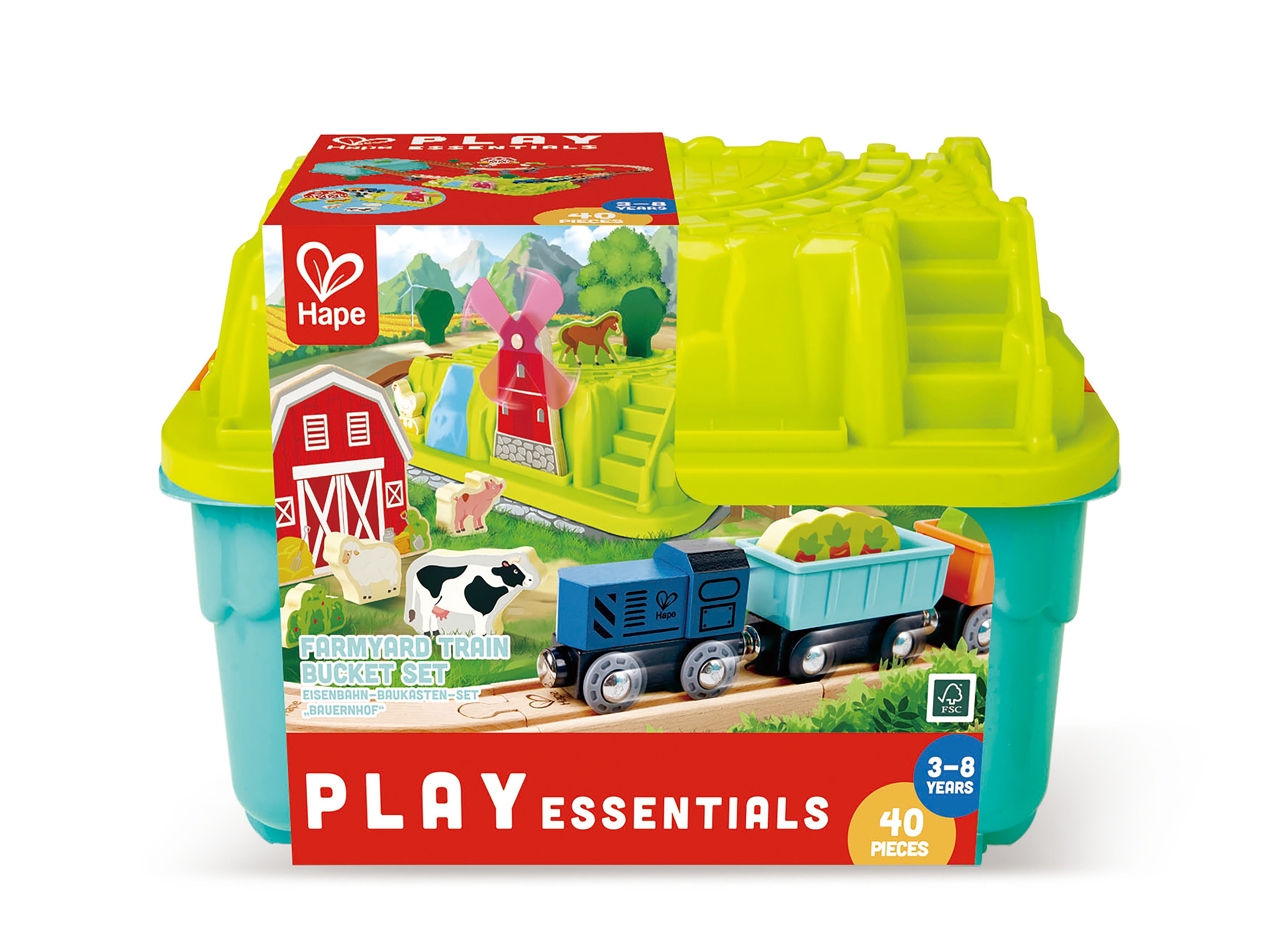 Farmyard Train Bucket Set
