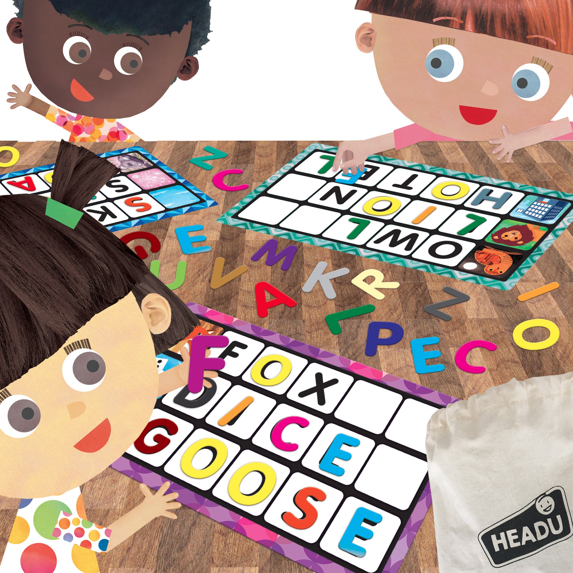 Bingo Letras y Palabras Montessori - Inglés