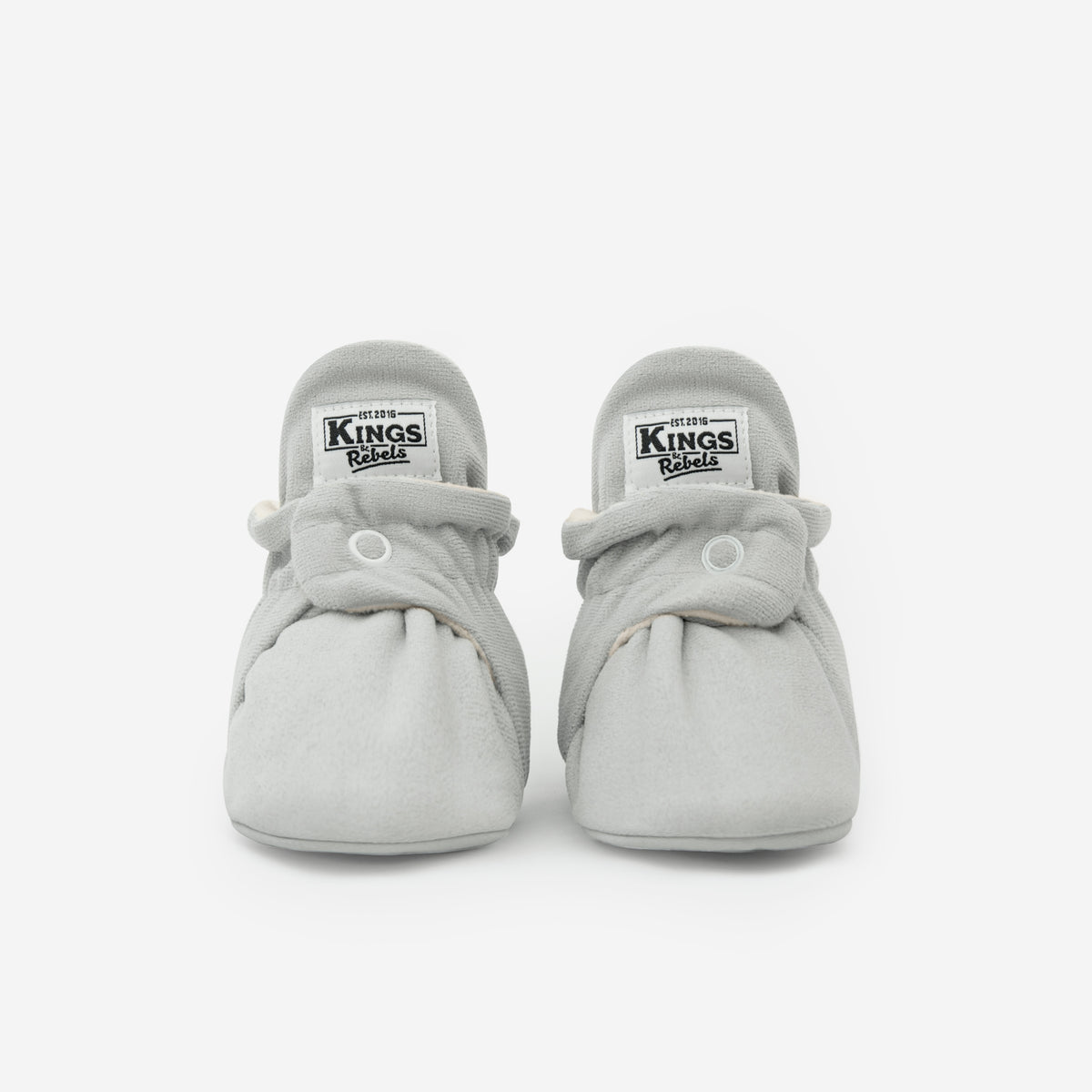 Botas Gamuza Gripper Gris Claro 18 Meses