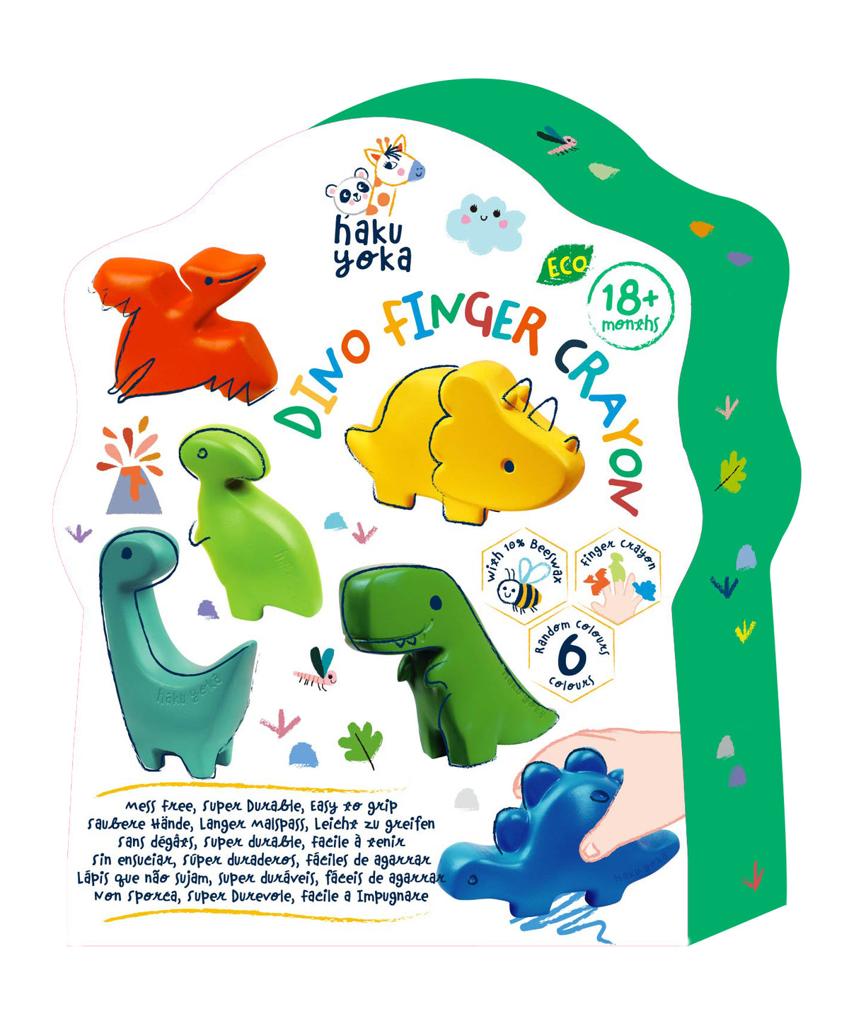 Crayolas en Forma de Dinos
