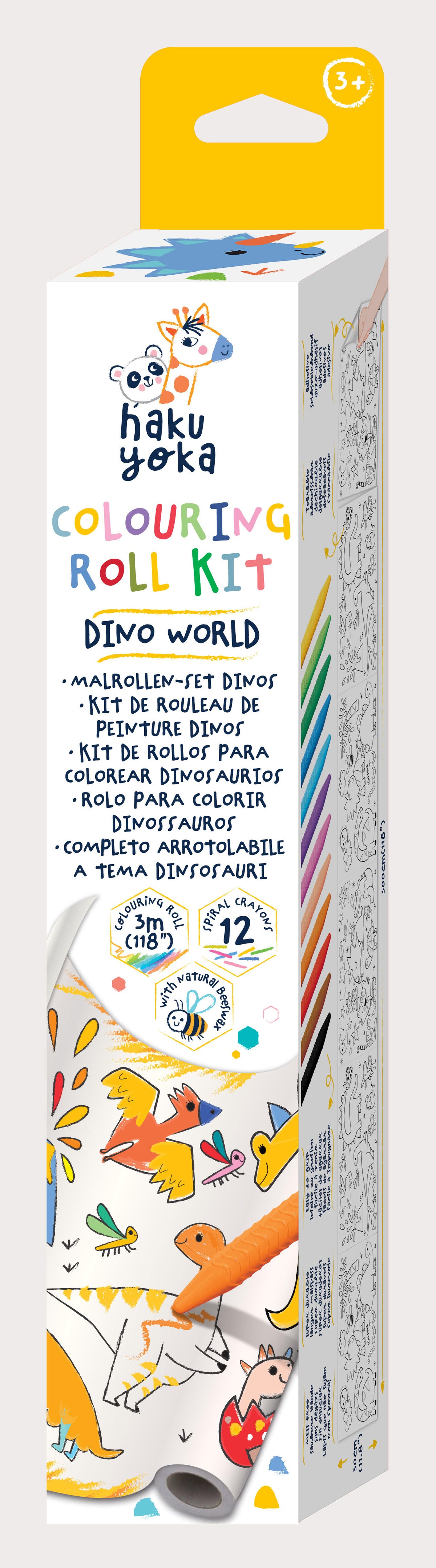 Rollo para Colorear Dino
