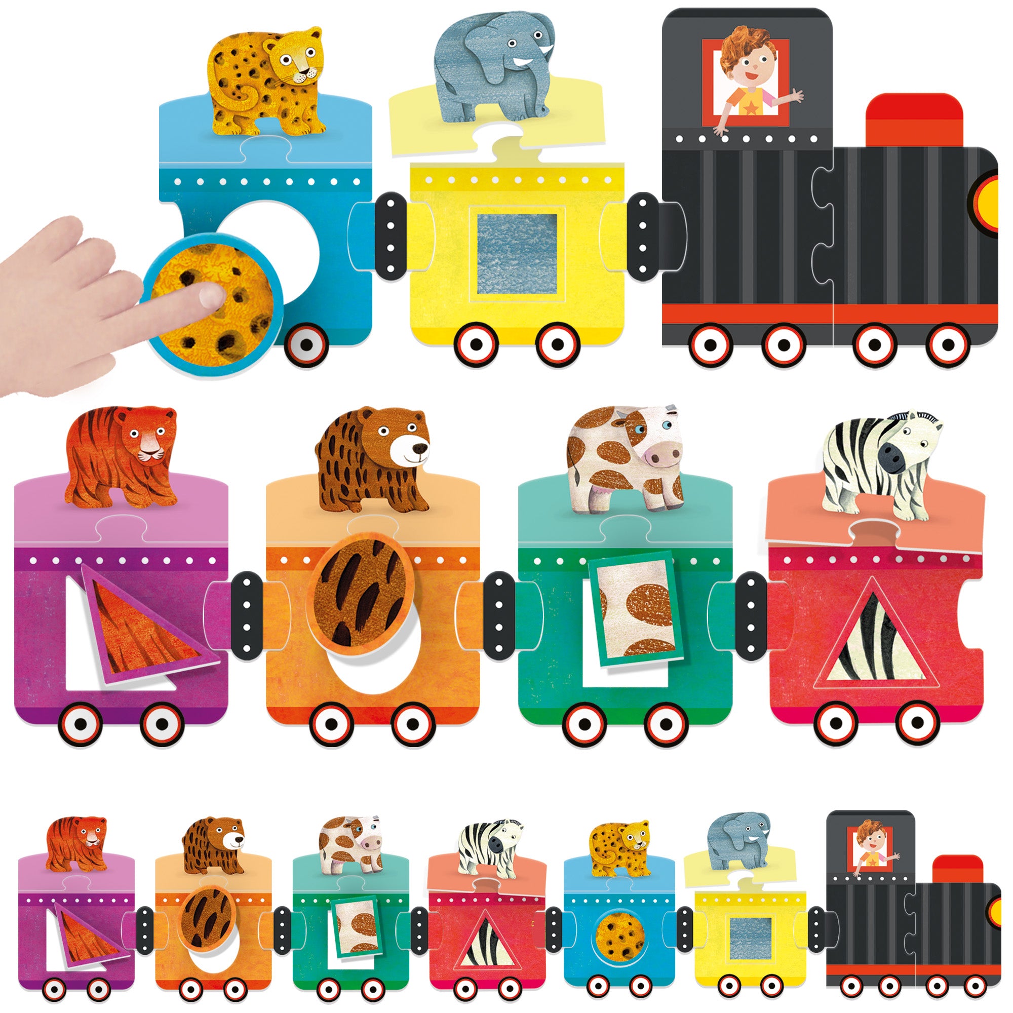 Tren Formas y Colores