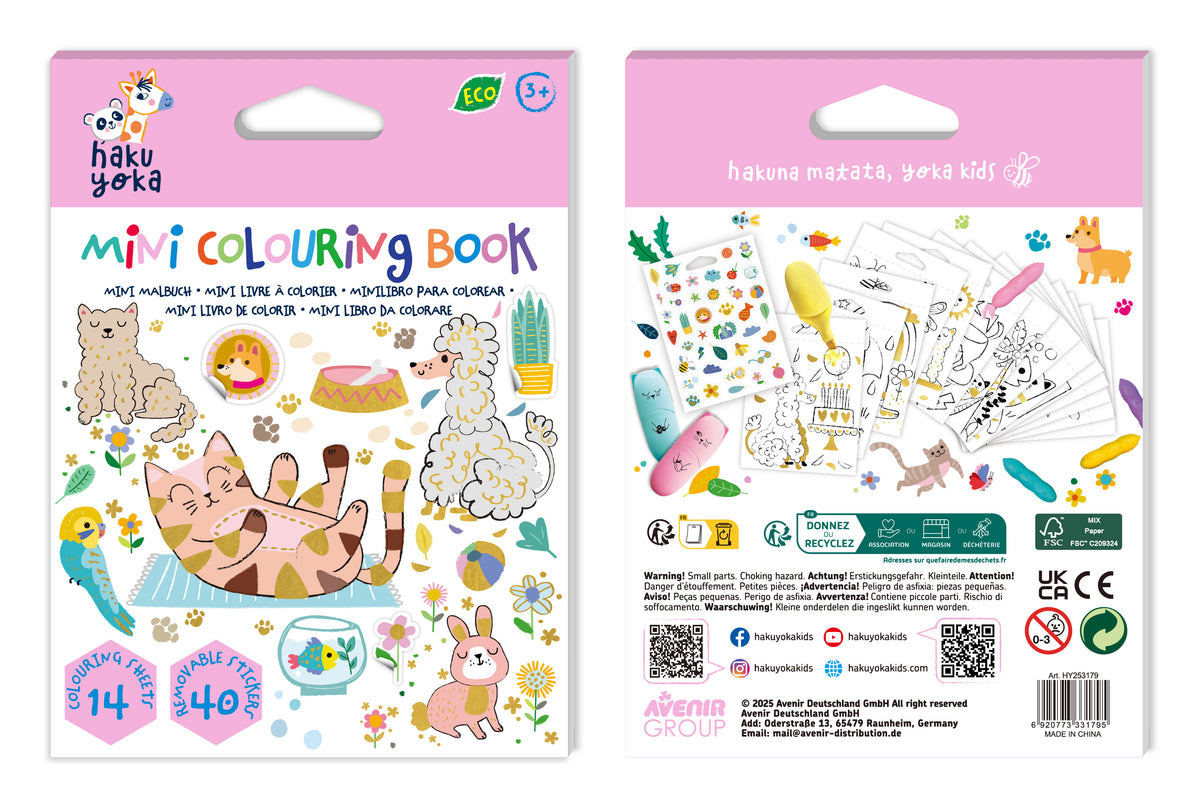 Libro Colorear Mini Mascotas