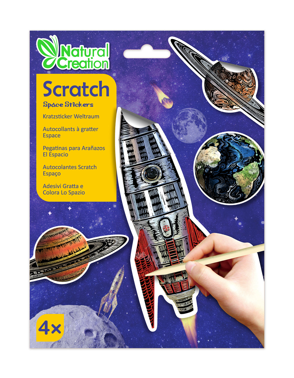 Srickers Scratch Espaciales