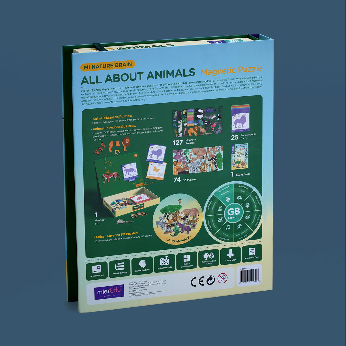 Todo Sobre los Animales - Rompecabezas Magnético