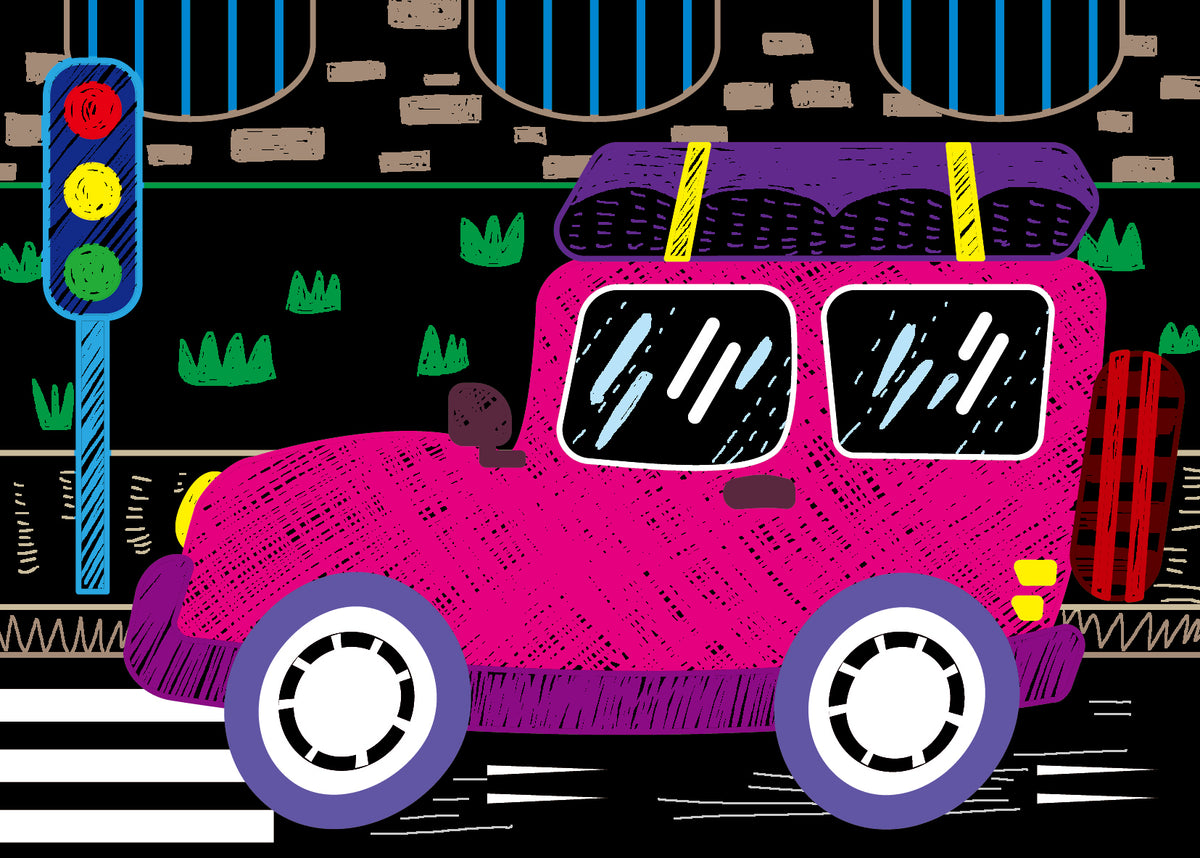 Libro Scratch Mini Carros