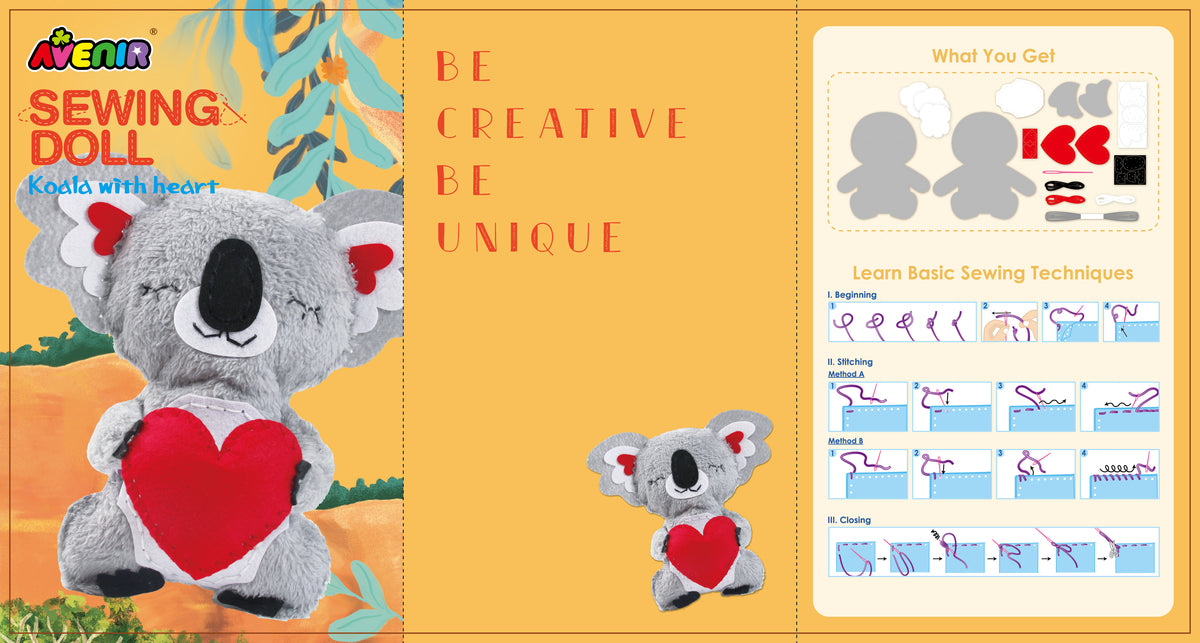 Cose Tu Koala con Corazón