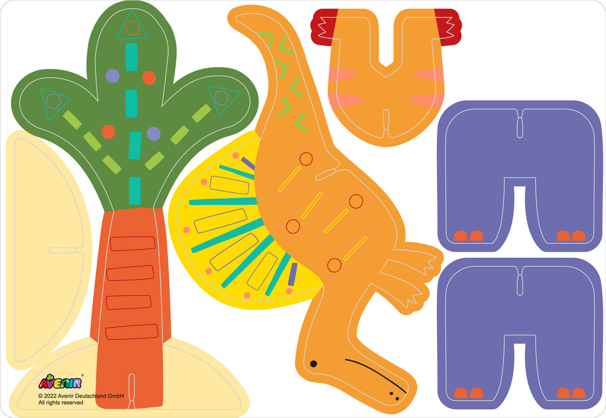 Juego con Stickers Dinos