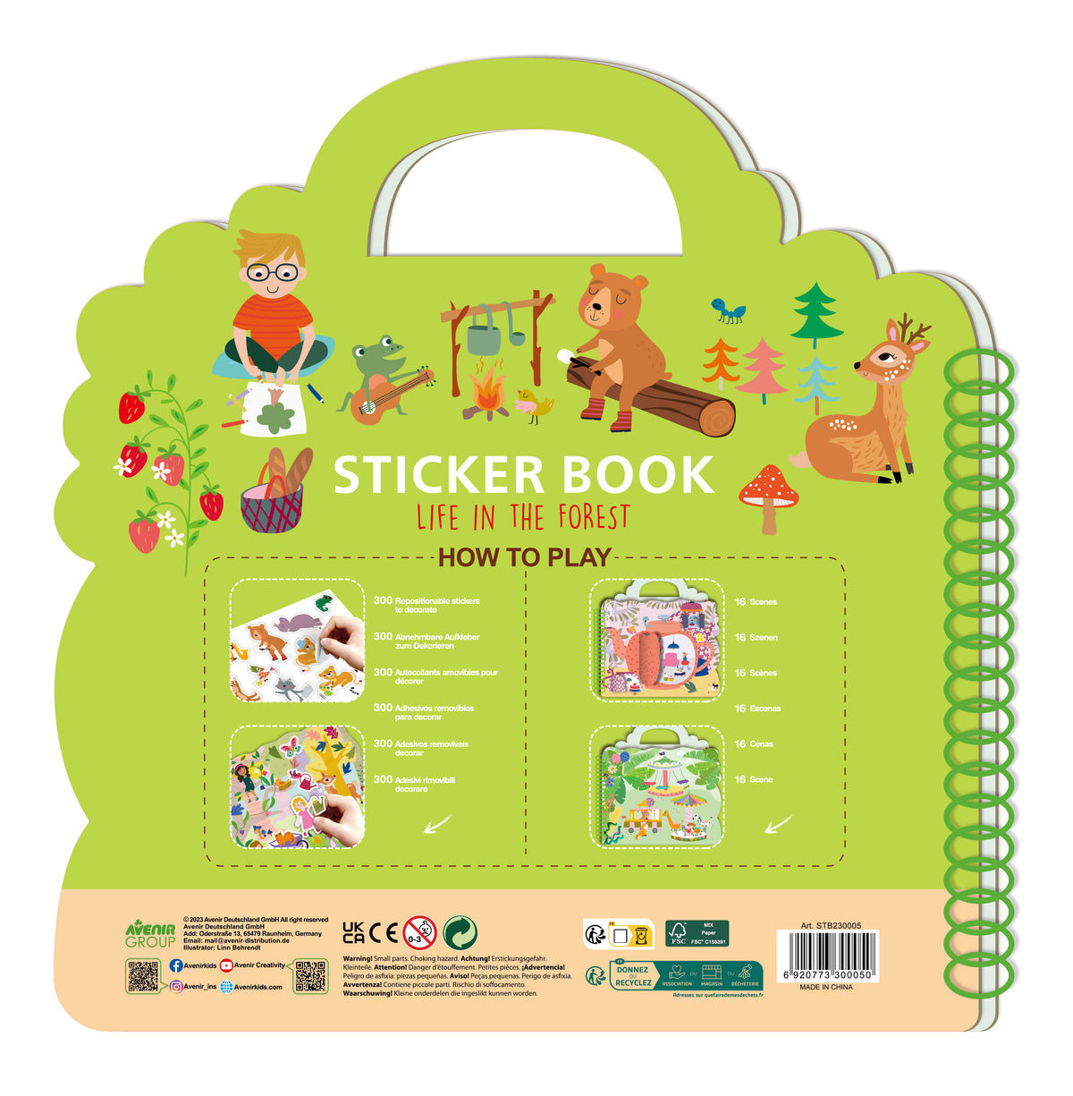 Libro Stickers El Bosque
