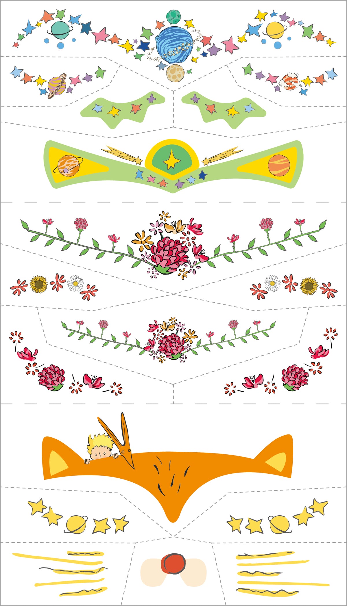 Stickers y Tatuajes El Principito