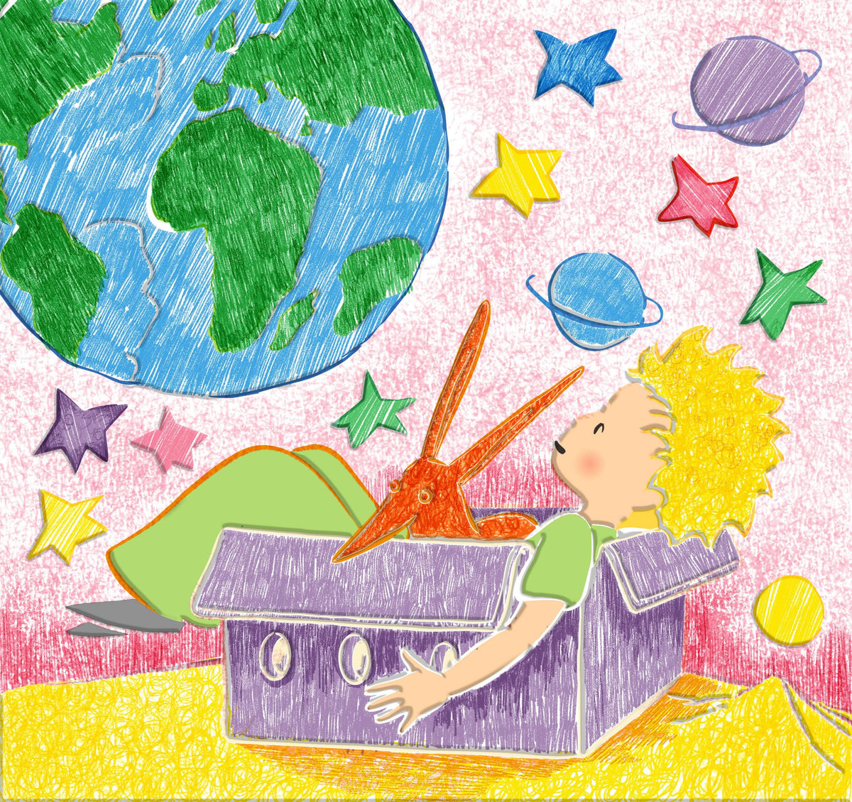 Libro de Colorear Pop-Up El Principito