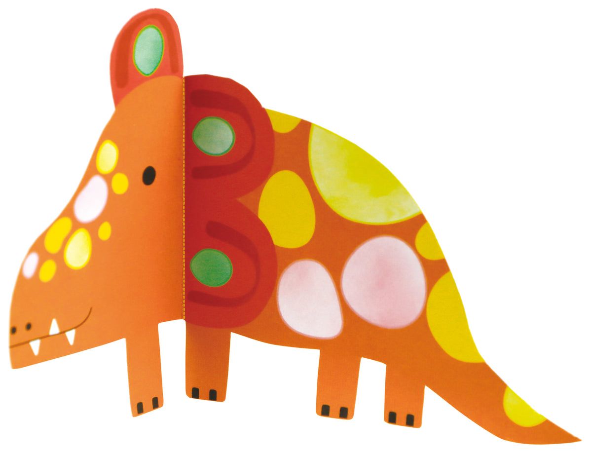 Libro Acuarelas y Origami Dinos