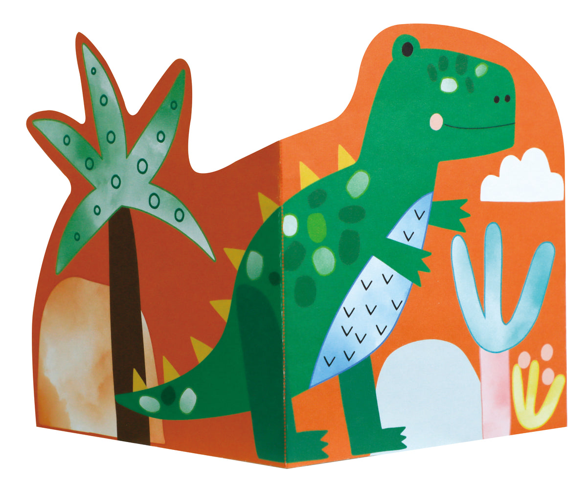 Libro Acuarelas y Origami Dinos