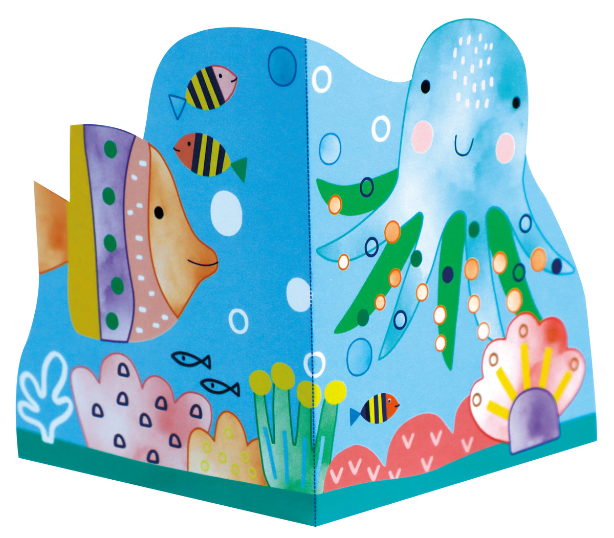 Libro Acuarelas y Origami Mar