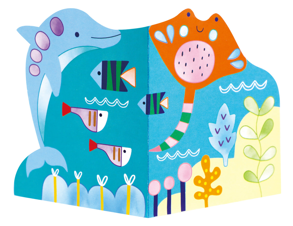 Libro Acuarelas y Origami Mar