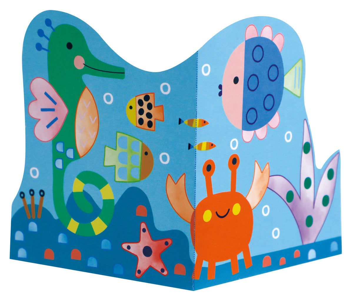 Libro Acuarelas y Origami Mar