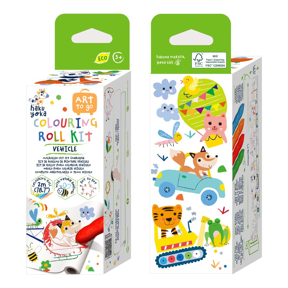 Rollo para Colorear Transportes