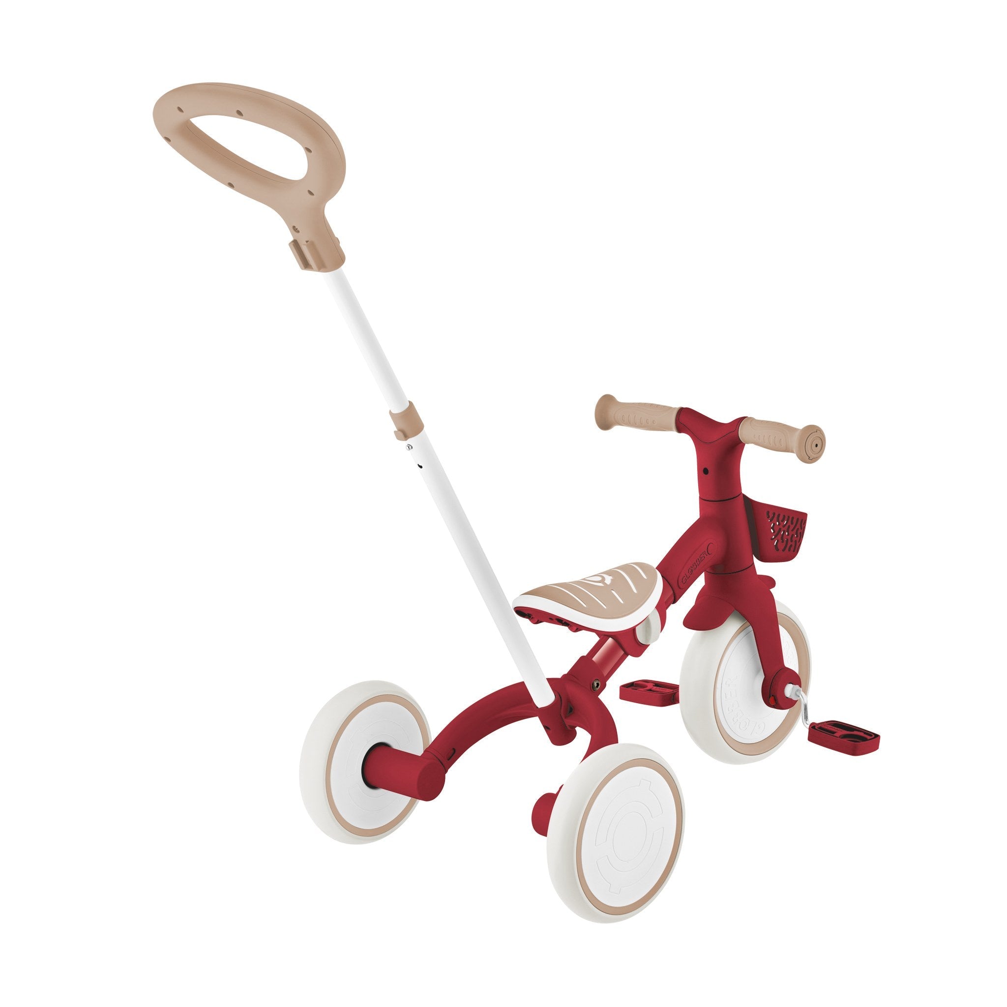 Triciclo Ecológico Rojo Vintage 3 en 1