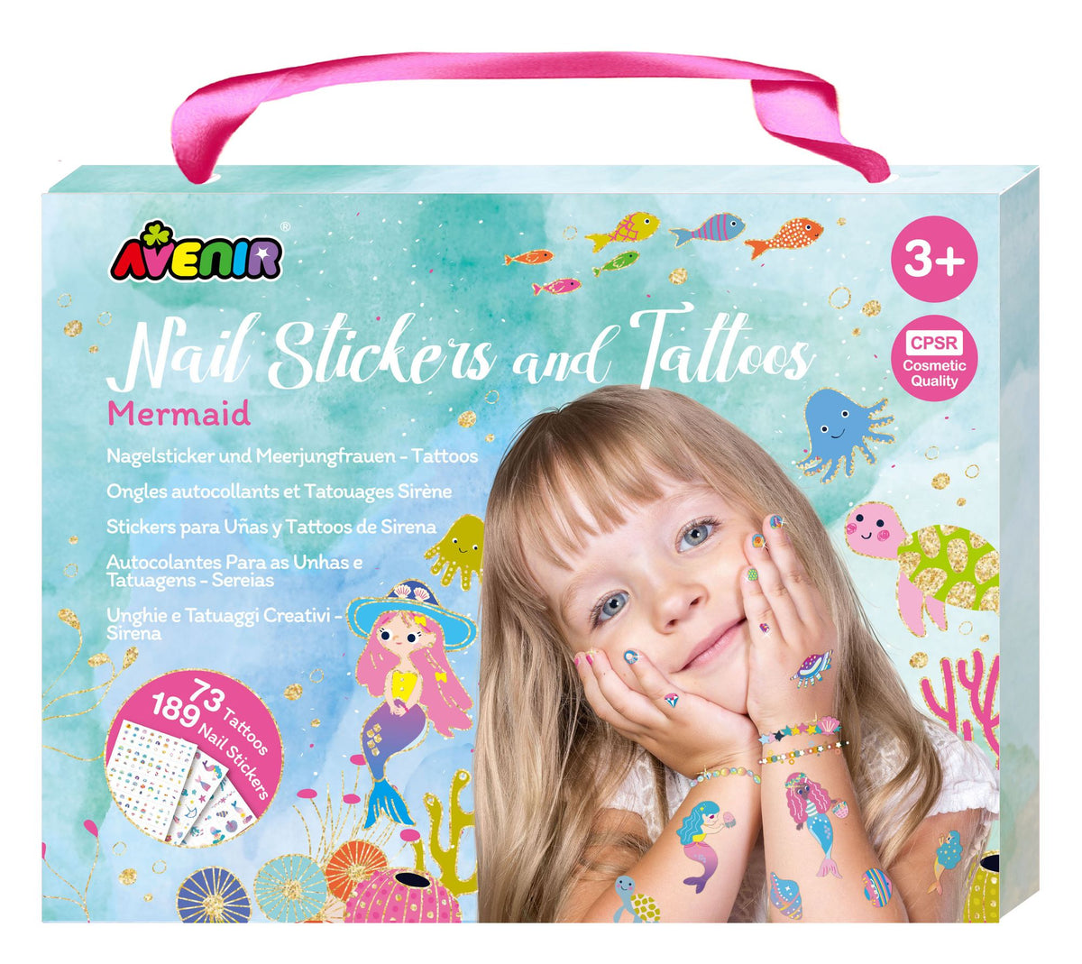 Tatuajes y Stickers Uñas Sirenas