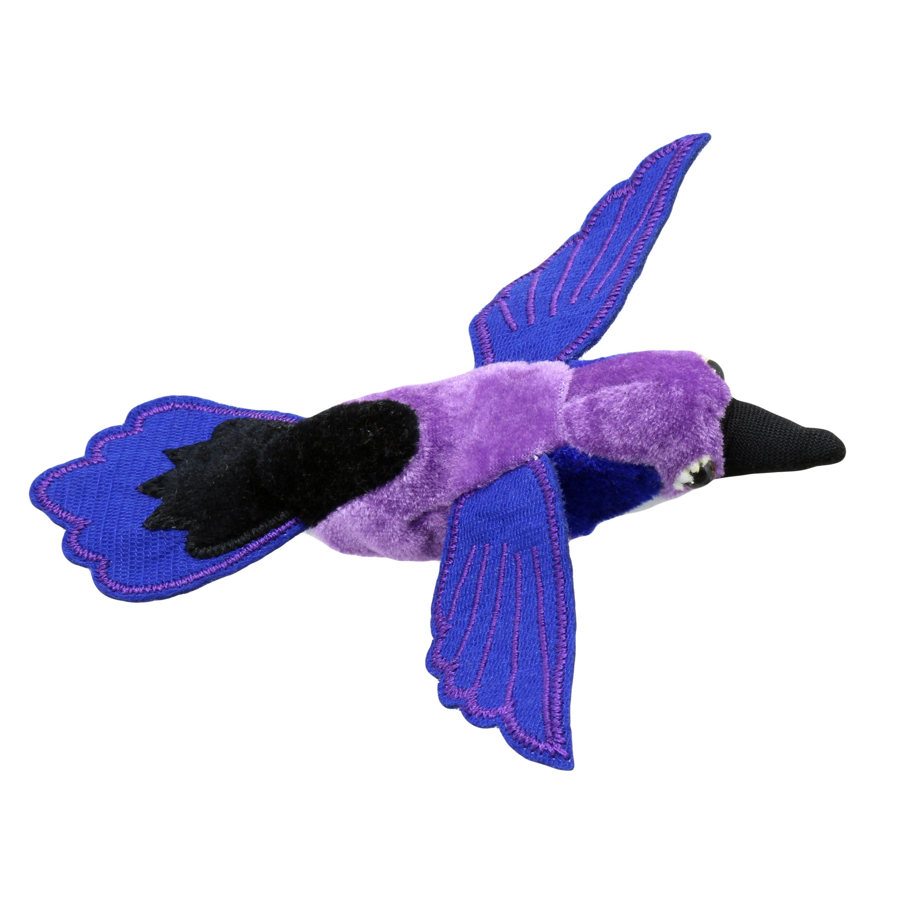 Títere Dedo Colibrí (Morado)