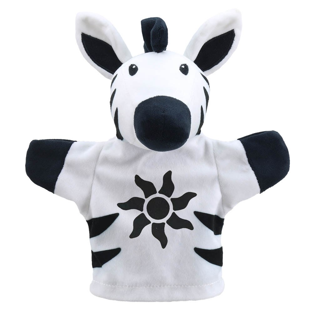 Títere Bebé Blanco y Negro - Cebra