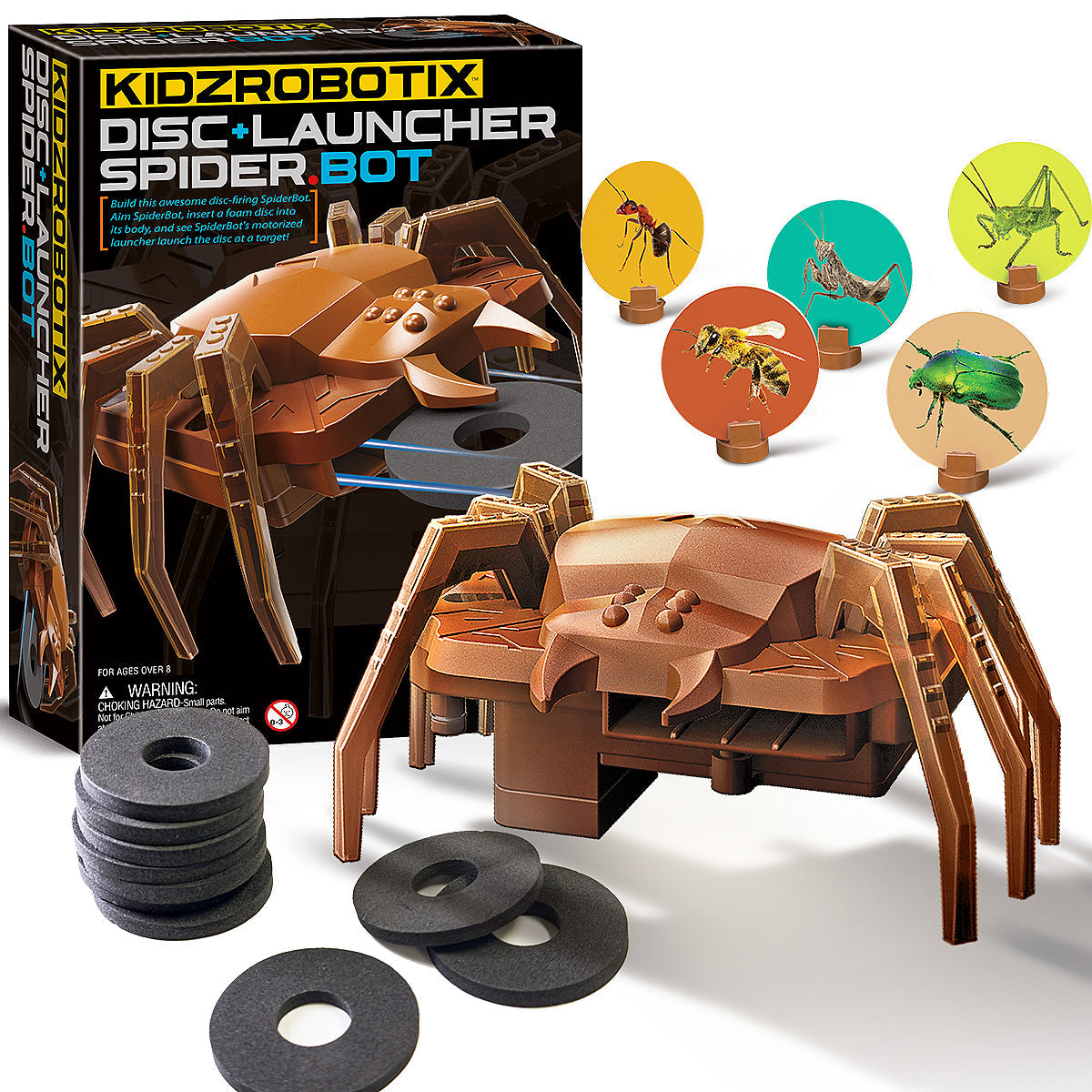 Lanzador de Discos - Robot Araña