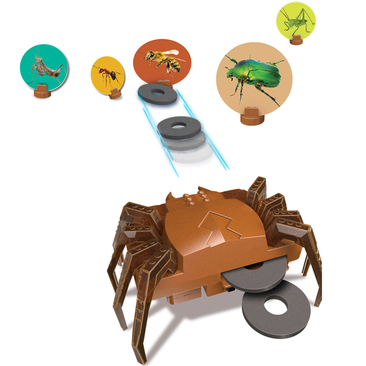 Lanzador de Discos - Robot Araña