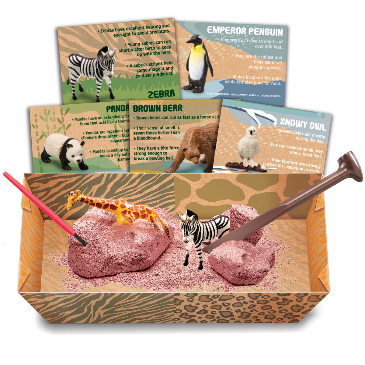 KIDZLABS/WILDLIFE ANIMAL DIGGING KIT