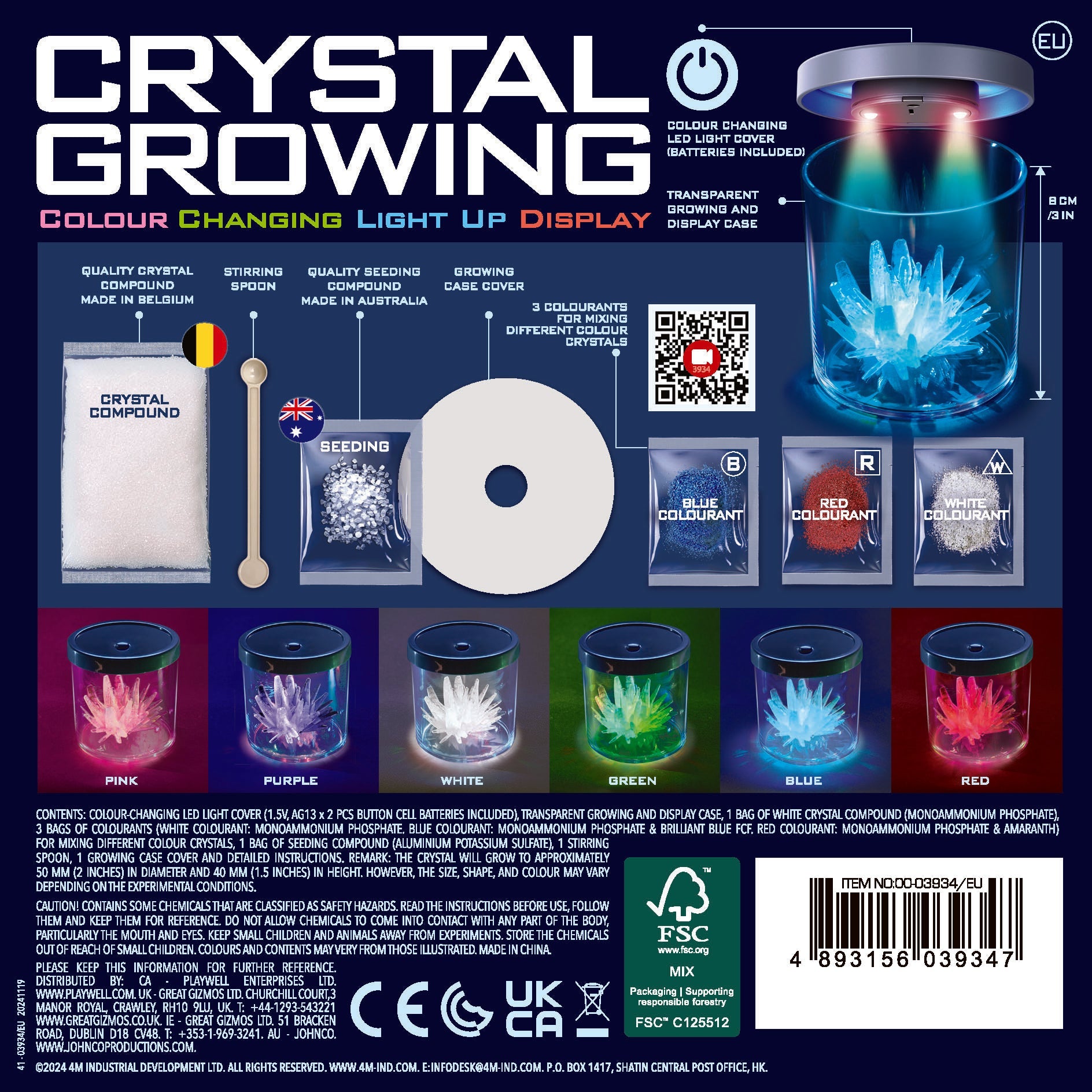 Cristales con Cambios de Colores