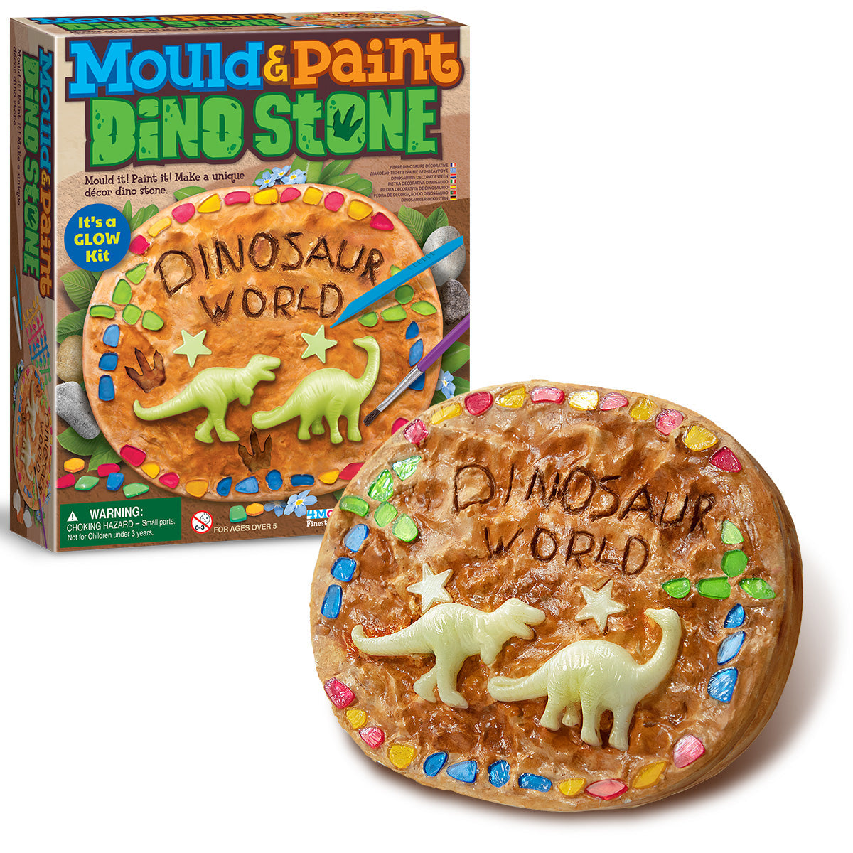 Moldea una Piedra de Dinosaurio