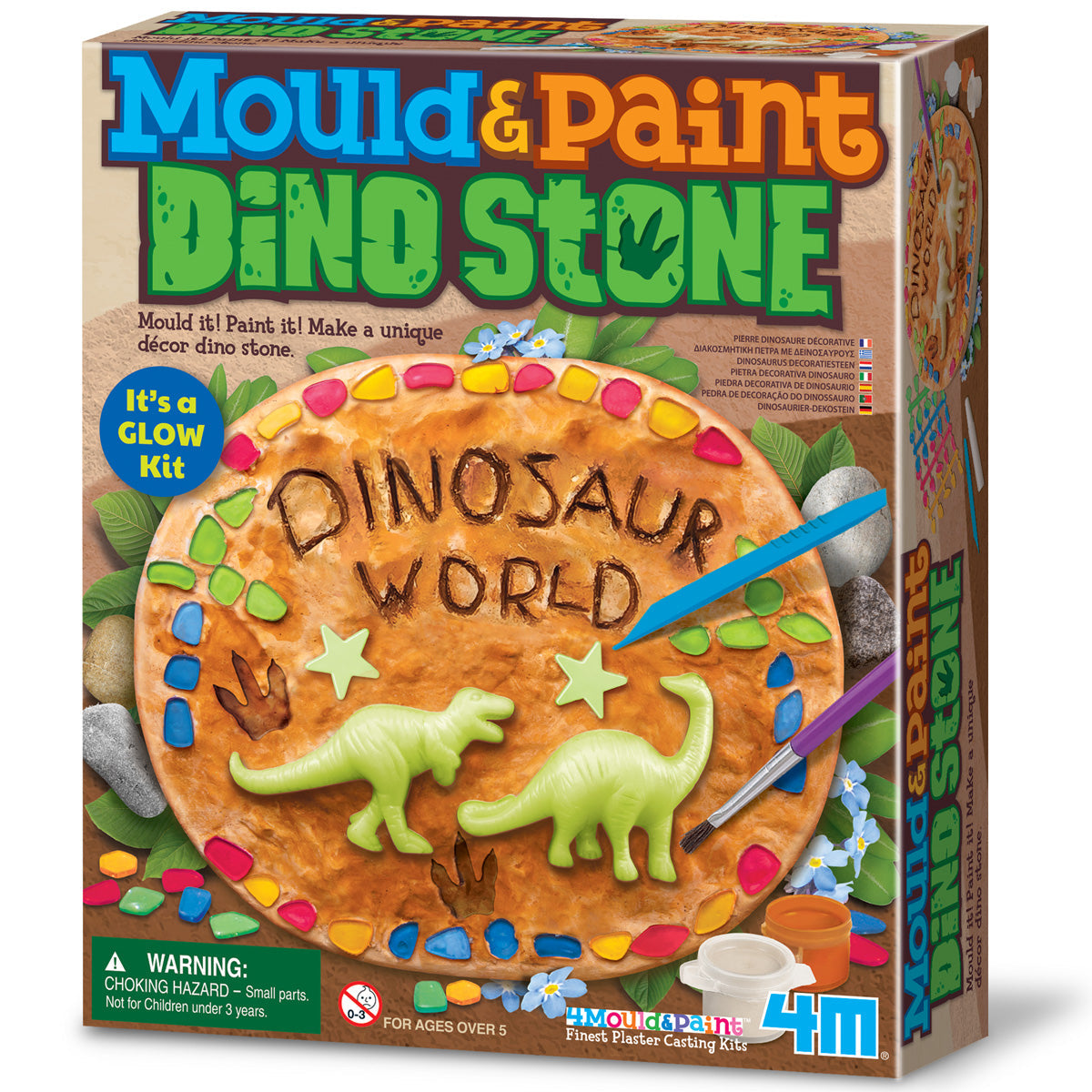 Moldea una Piedra de Dinosaurio