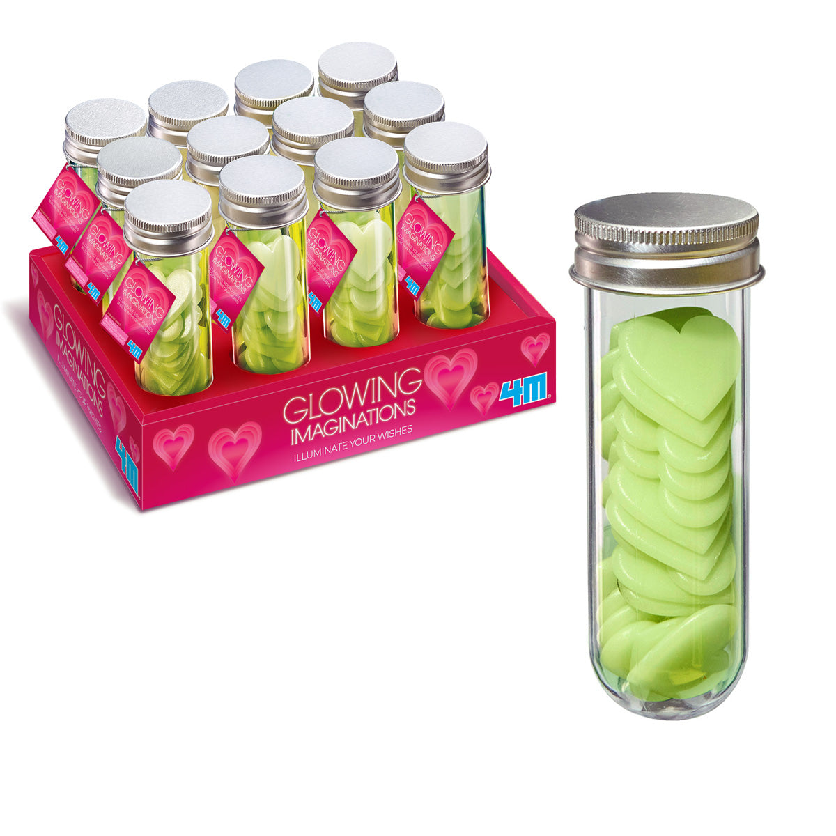 WISH LAB/GLOW-IN-THE-DARK HEARTS