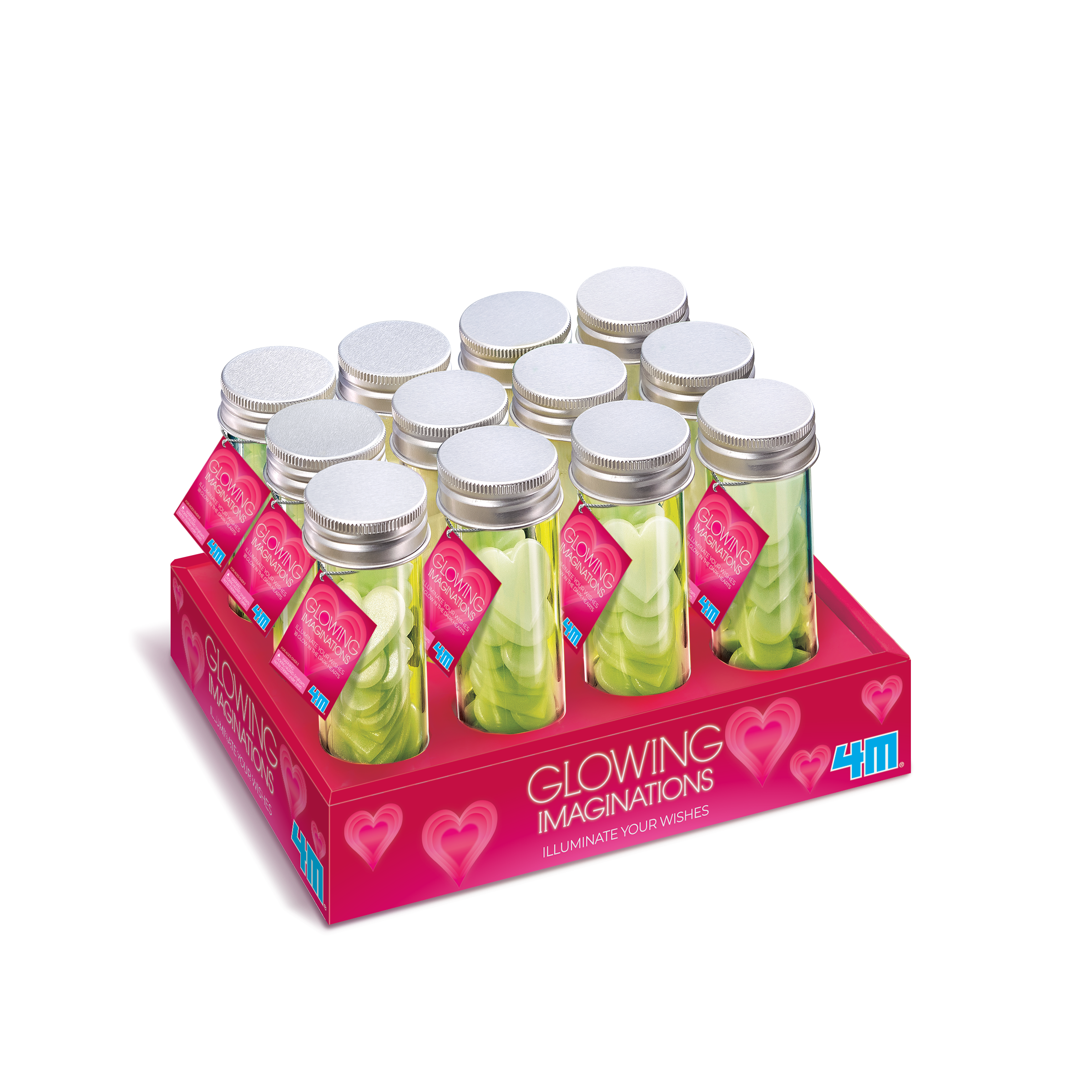 WISH LAB/GLOW-IN-THE-DARK HEARTS