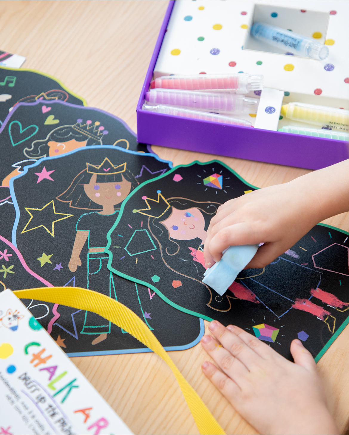 Arte con Tizas Princesas