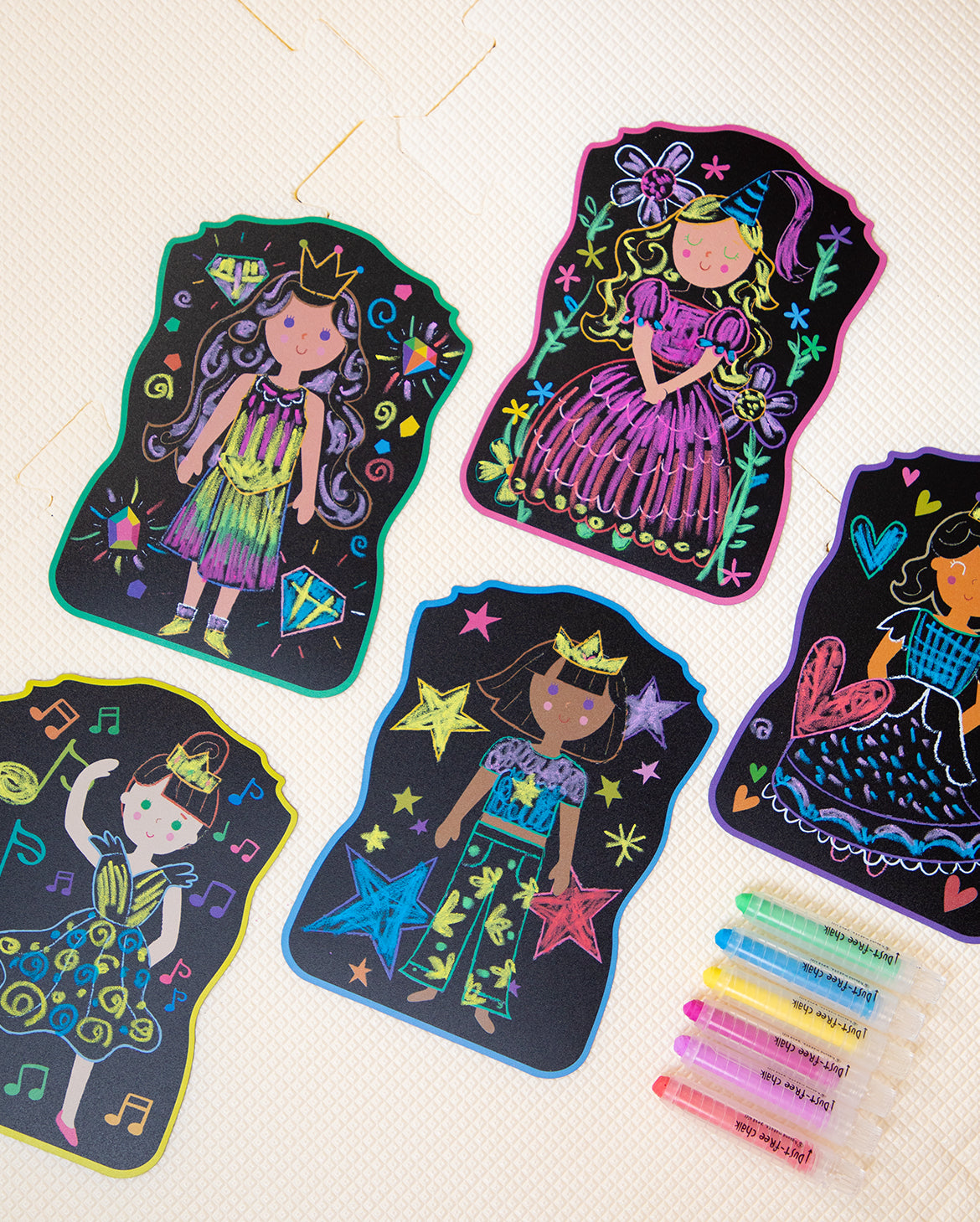 Arte con Tizas Princesas
