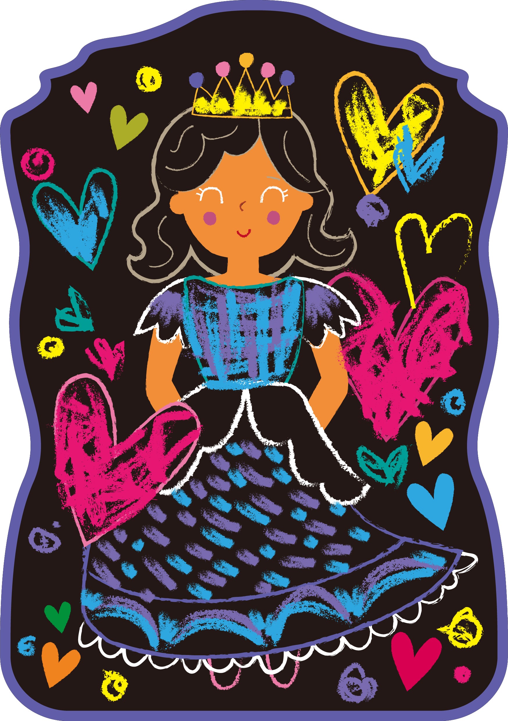 Arte con Tizas Princesas