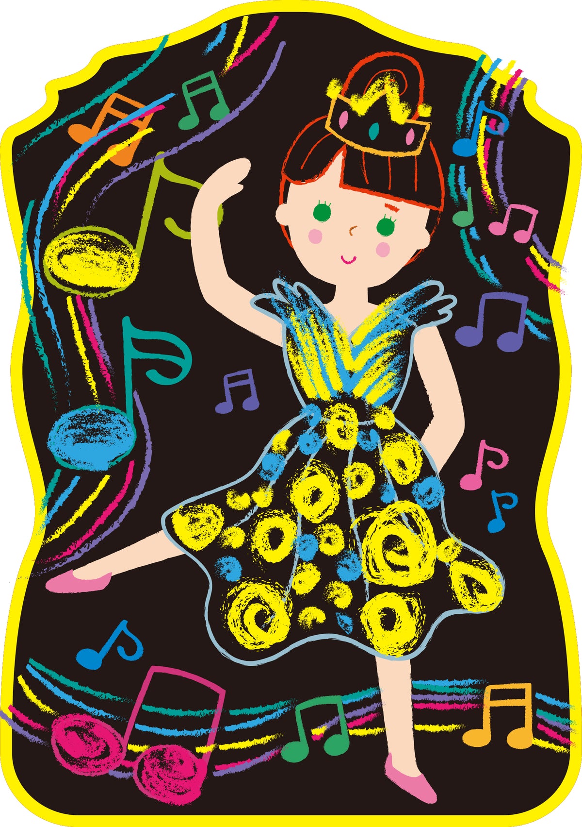 Arte con Tizas Princesas