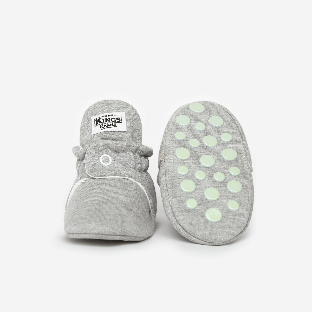 Botas Algodón Gripper Gris Jaspe 12 Meses