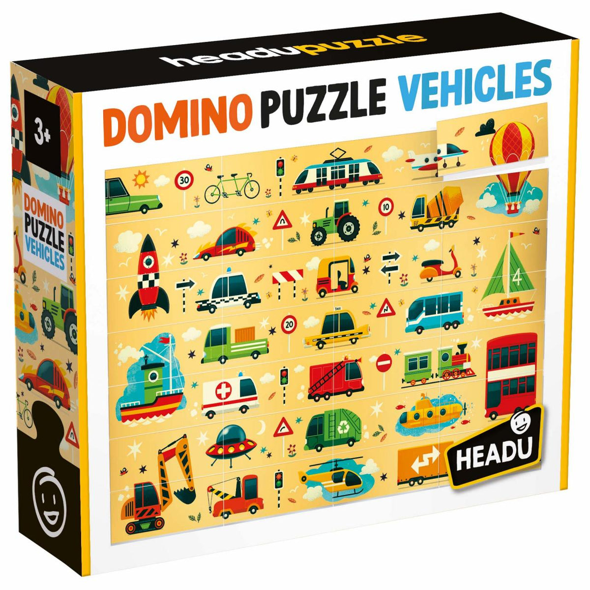 Rompecabezas 28 Piezas Domino Vehículos