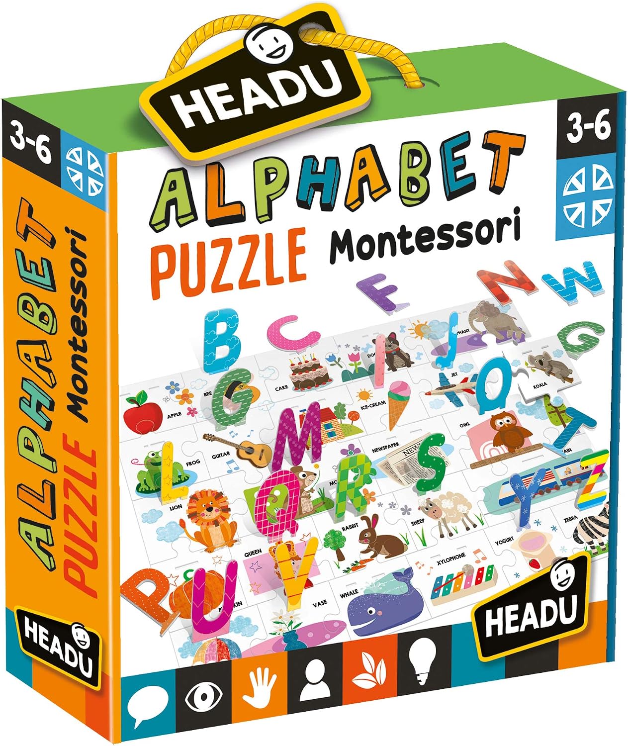 Rompecabezas Letras 3D Montessori