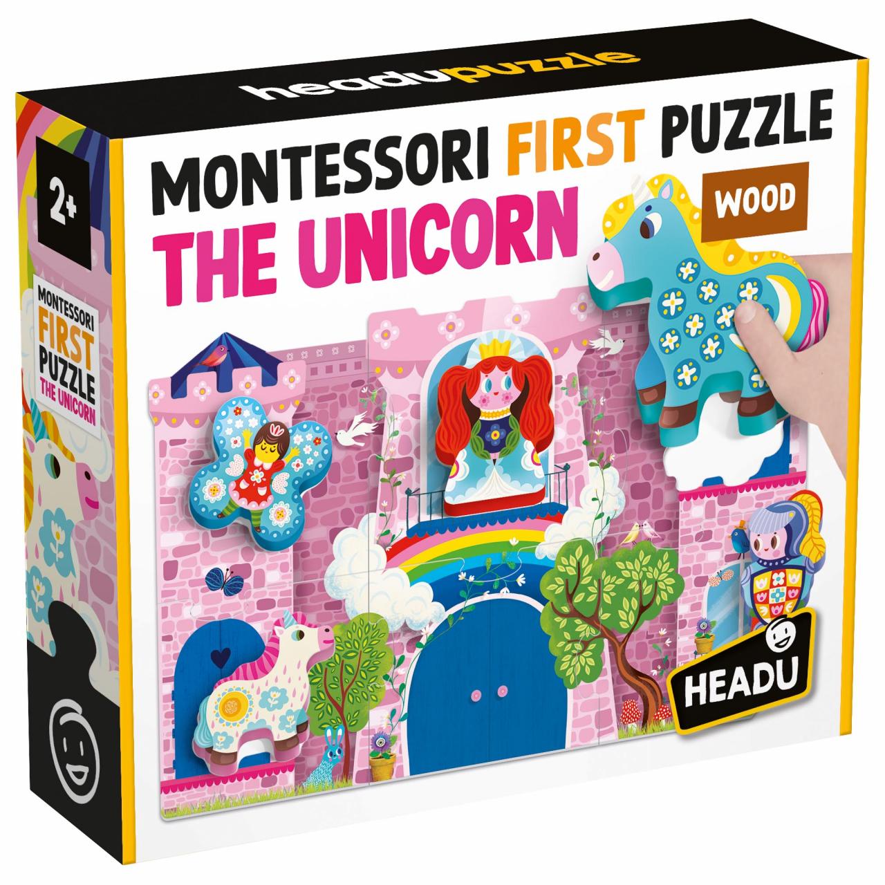 Rompecabezas Montessori 6 Piezas Unicornios